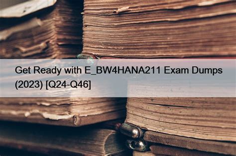 E_BW4HANA211 Prüfungsunterlagen
