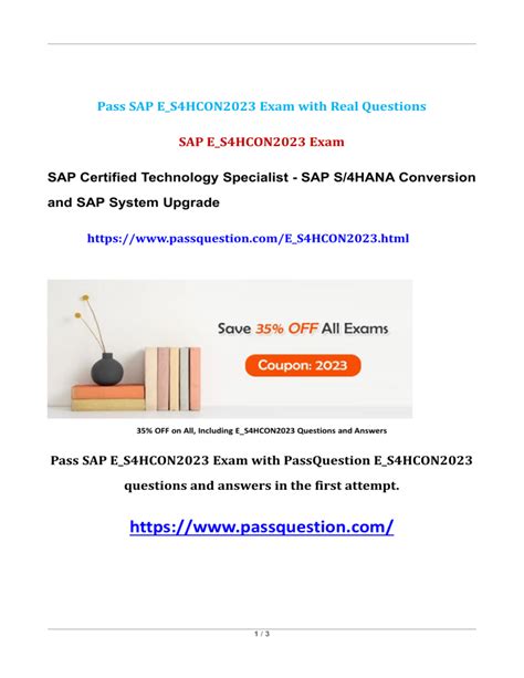 E_S4HCON2023 Exam