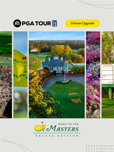 Ea sports pga tour store. Game and Legal Info. EA SPORTS™ PGA TOUR™ Deluxe Edition includes: - EA SPORTS™ PGA TOUR™. - 1500 PGA TOUR POINTS. - PGA TOUR XP Bundle. In Season 1: Road to the Masters, tee off at Augusta National where you can compete for a Green Jacket. - Play unique challenges and complete quests inspired by the Masters. - Access exciting new ... 