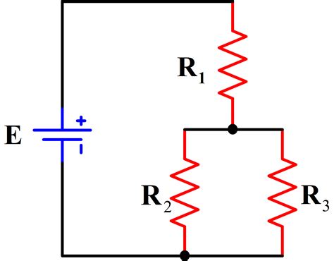 Each resistor in the three circuits in the drawing has the same