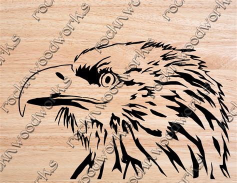 Eagle’s Head Scrollsaw Pattern Maker Patterns