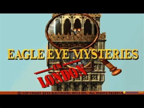 Eagle Eye Mysteries in London gameplay (PC Game, 1994)