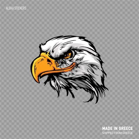 Eagle Head Sticker - Etsy