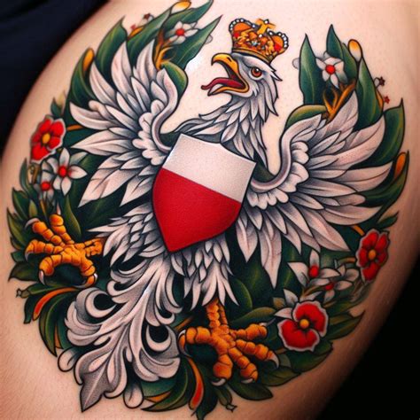 Eagle from polish flag Polish eagle tattoo, Poland tattoo, Polish tattoos