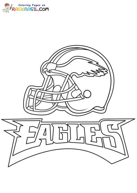 Eagles Coloring Pages Footba