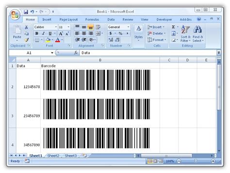 Ean barcode font for excel.  Free Barcode Fonts - v3.  Apr 3, 2019 · Exc...