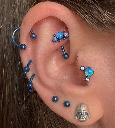 Piercing the cartilage above the earlobe and the anti-tragus on the inside of the ear. 8–16 weeks. Rook. Piercing of the thick fold of cartilage on the upper inside of the ear. 2–12 months. Snug. A piercing of the inner cartilage half-way down the outer rim of the ear. 8–16 weeks. Daith. A piercing between rook and the ear canal. 8–16 .... 