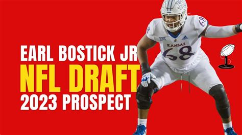 Earl bostick jr nfl draft. The 2023 NFL Draft is less than a week away and there are two players KU football fans are hoping to see drafted: former Kansas edge rusher Lonnie Phelps and offensive tackle Earl Bostick. 