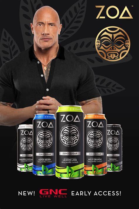 Early Access: Get Dwayne Johnson’s New ZOA Energy Drink at …