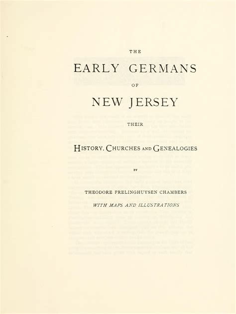 Early Germans of New Jersey - Ancestry.com