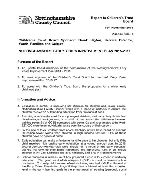 Early Help Officer - Nottinghamshire County Council