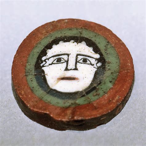 Early Roman Mosaic Face Beads 42.4 — Ornament …