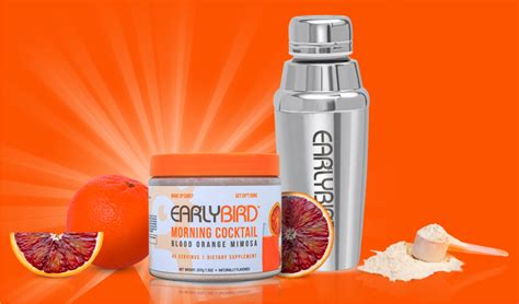 Early bird morning cocktail. EarlyBird Morning Cocktail is a high-quality electrolyte supplement that helps provides the hydration your body needs to function optimally. This blend quickly relieves your tiredness and fills ... 