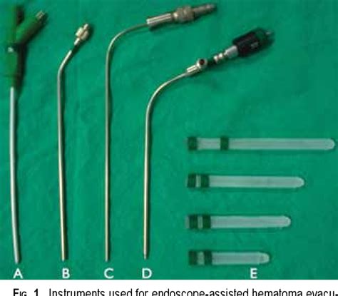 Early endoscope-assisted hematoma evacuation in patients with …