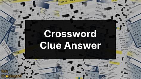 Today's crossword puzzle clue is a general