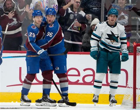Early penalties sink San Jose Sharks in loss to Colorado Avalanche