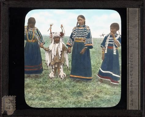 Early photos of the Blackfoot tribe show a beautifully …