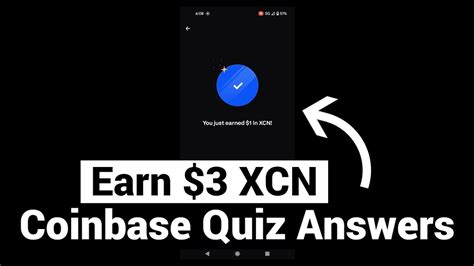 Earn Free $3 XCN Crypto Chain Coinbase Quiz Answers