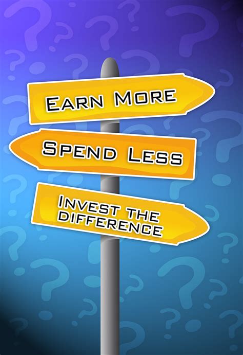Earn More Money and Spend Less