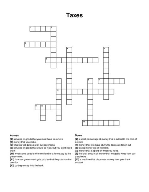 Earn after taxes - crossword puzzle clues & answers - Dan …