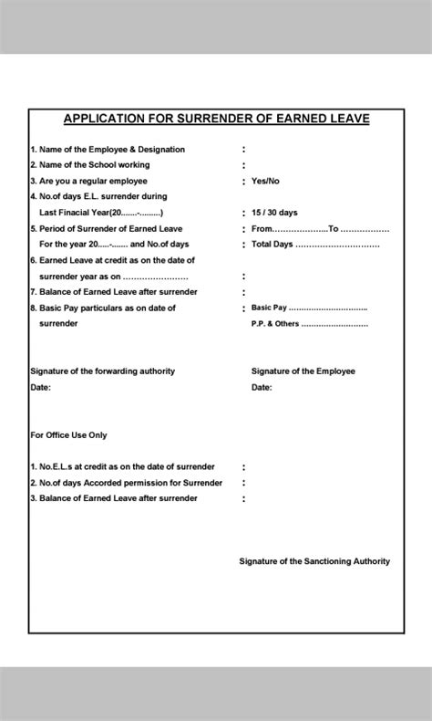 Earned leave surrender rules in tamil nadu. 06.  7.  - Employees can apply in advan...