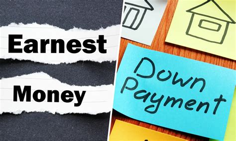 Earnest money vs down payment. What is Earnest Money? When you make an offer, and it gets accepted, earnest money is a deposit you put into an escrow account. It's a way to demonstrate your commitment to buying the property. Typically, earnest money ranges from 1% to 3% of the sale price, but it can be higher in competitive markets. What is a Down Payment? On the other hand ... 