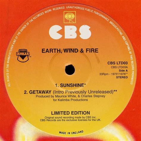 Earth - Saturday Nite / Getaway - Used Vinyl Record 7