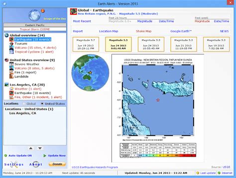 Earth Alerts for Windows