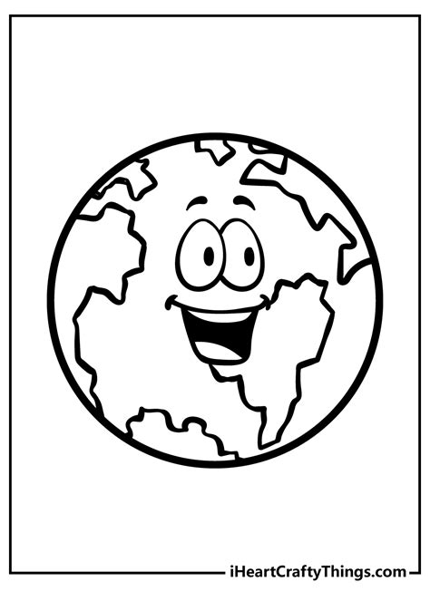 Earth Coloring Page