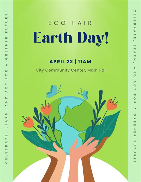 Earth Day Flyer Template