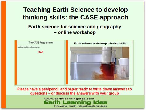 Earth Learning Idea - Innovative, Earth-related teaching …