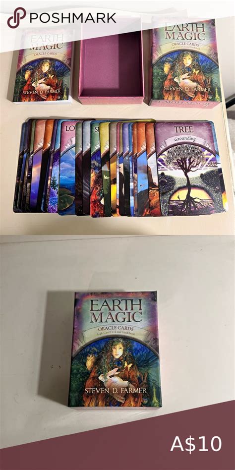 Earth Magic Oracle Cards by Farmer PhD, Steven Cards Book The …