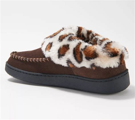 Earth Origins Suede Slipper with Faux Fur - Run About Raine - QVC