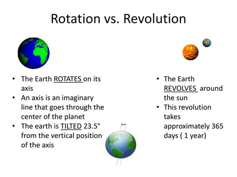 Earth Rotation and Revolution - Difference between Rotation …