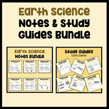 Earth biography study guides