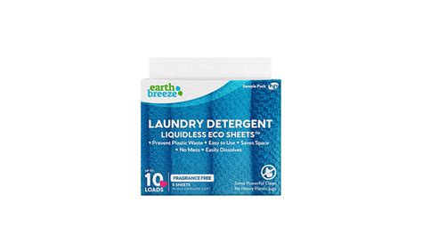 Earth breeze free sample. Earth Breeze Laundry Detergent Sheets - Fragrance Free - No Plastic Jug (60 Loads) 30 Sheets, Liquidless Technology $14.99 $ 14 . 99 ($0.25/Load) Get it as soon as Monday, Mar 11 