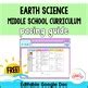 Earth science curriculum middle school. .  ...