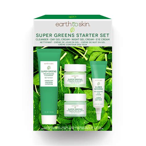 Earth to Skin Supergreens Skincare Set Reviews 2024 - Influenster