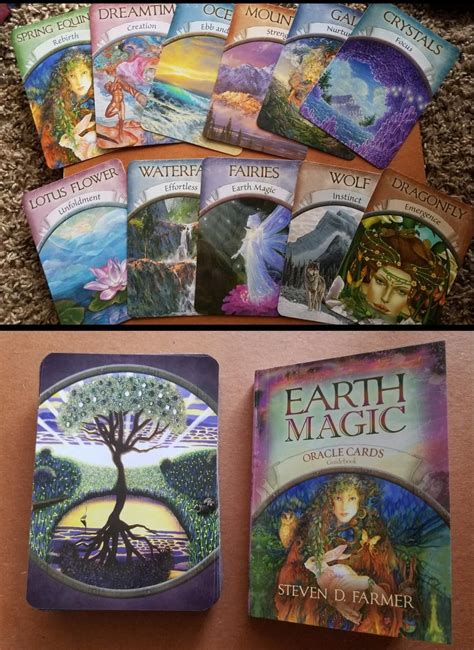 Read Earth Magic Oracle Cards A 48Card Deck And Guidebook By Steven D Farmer