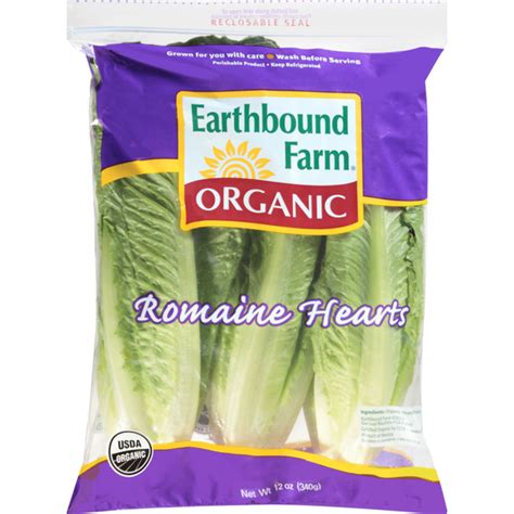 Earthbound Farm Romaine Heart Leaves - instacart.com