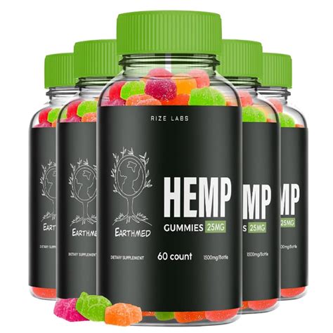 HEMPBRIDGE Hemp Gummies - Made in USA - Safe and Natural Omega 3 Supplement with Hemp Oil for Pain and Inflammation Relief - Max Value in Each Gummy - Vitamins B & E and Omega 3, 6, 9-60 Pcs. 