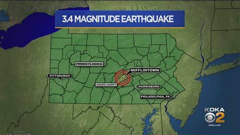 History of Earthquakes Felt in Pennsylvania. In 1