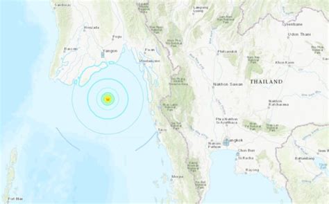 Earthquake recorded off Myanmar’s coast, shakes buildings in Thailand