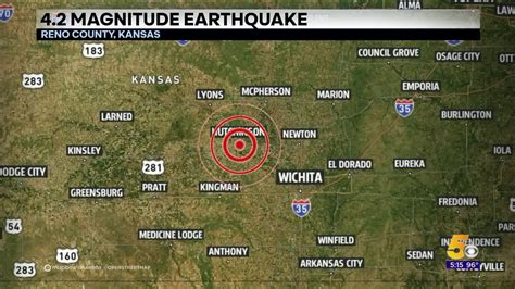 Latest quakes in or near Kansas, USA, in t