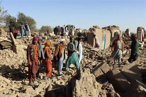 Earthquakes kill over 2,000 in Afghanistan. People are using bare hands to recover dead and injured