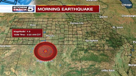 Earthquakes today kansas city. Dec 8, 2021 · A 4.3-magnitude earthquake rattled central Kansas on Wednesday, Dec. 8, the U.S. Geological Survey reports.,. The 1.8-mile deep earthquake happened at 7:45 a.m. CT Wednesday and was centered near ... 