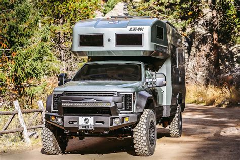 EarthRoamer LTi Exterior. 04.23.20. EarthRoamer's LTi is reshaping the standards in the luxury expedition vehicle market. Its carbon-fiber vacuum infused camper body, lithium-ion battery, bunk side windows, and raised ceiling height are all built on the Ford F-550 chassis that we know and love. Check out the exterior walkthrough here!. 