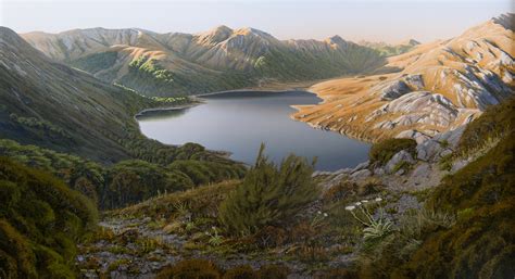 Earthsea Gallery artist Peter Geen New Zealand landscape …