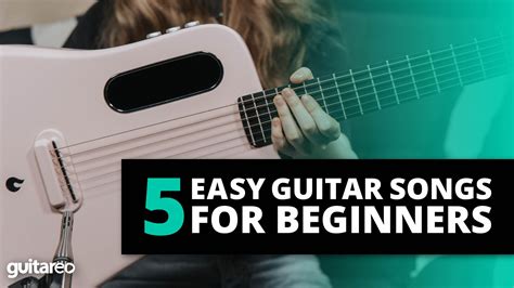 Easiest guitar song. A list of 22 easy acoustic guitar songs for beginners with chord charts, resources and progression listings for each song. 