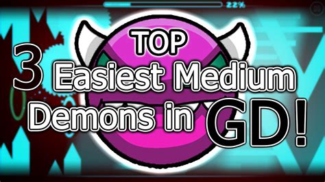 The top 5 easiest medium demons are here! Some shouldn’t even be demons. #geometry dash. 